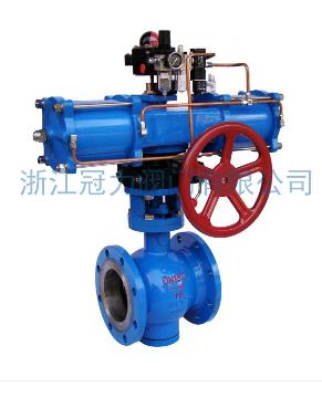 法蘭式V型球閥尺寸小重量輕操作更穩定